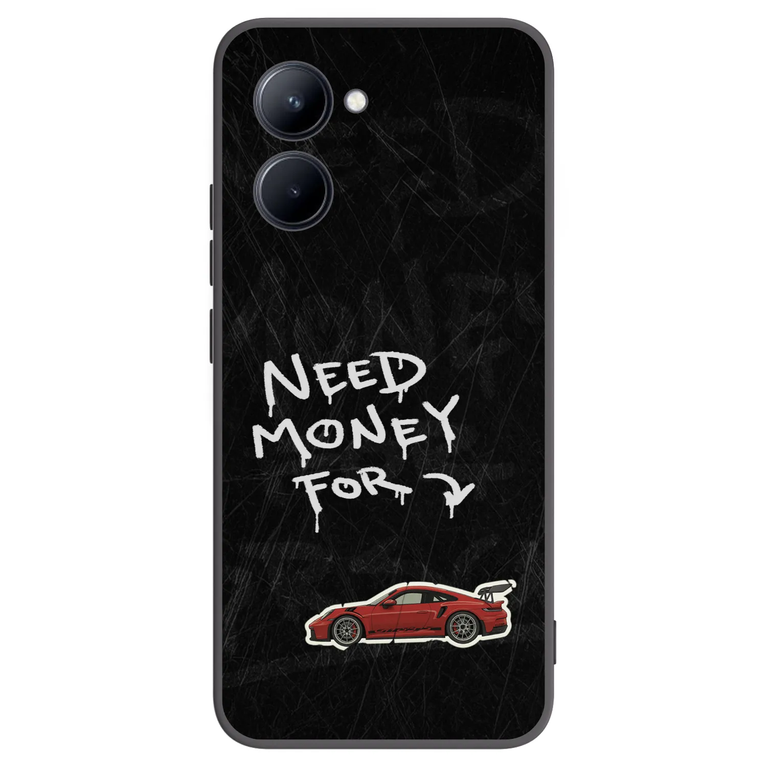 Picasee silikonový černý obal pro Realme C33 (2023) - Track Mode