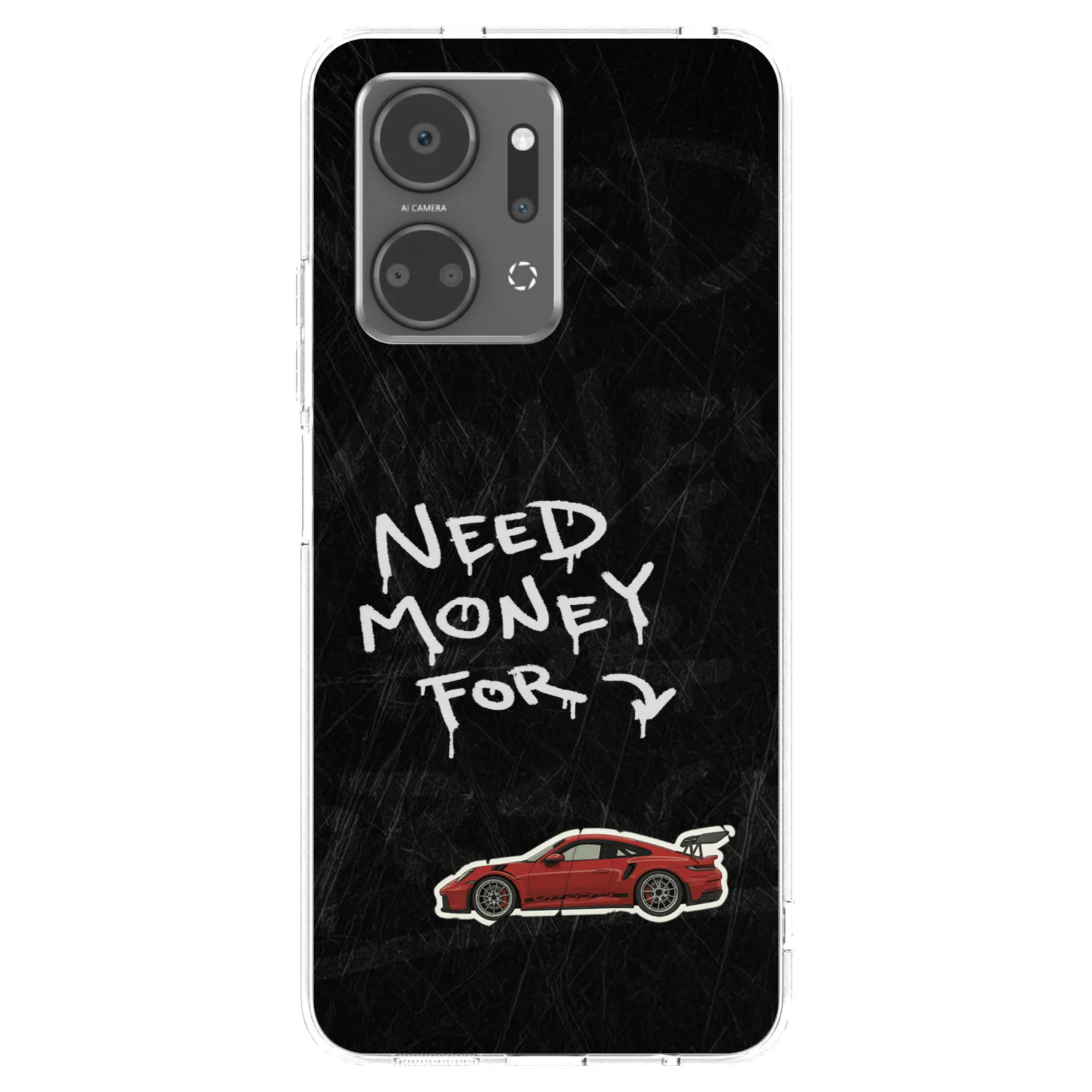 Picasee silikonový průhledný obal pro Honor X7a - Track Mode