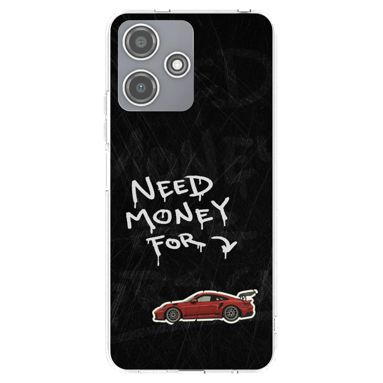 Picasee silikonový průhledný obal pro Xiaomi Redmi 12 5G - Track Mode