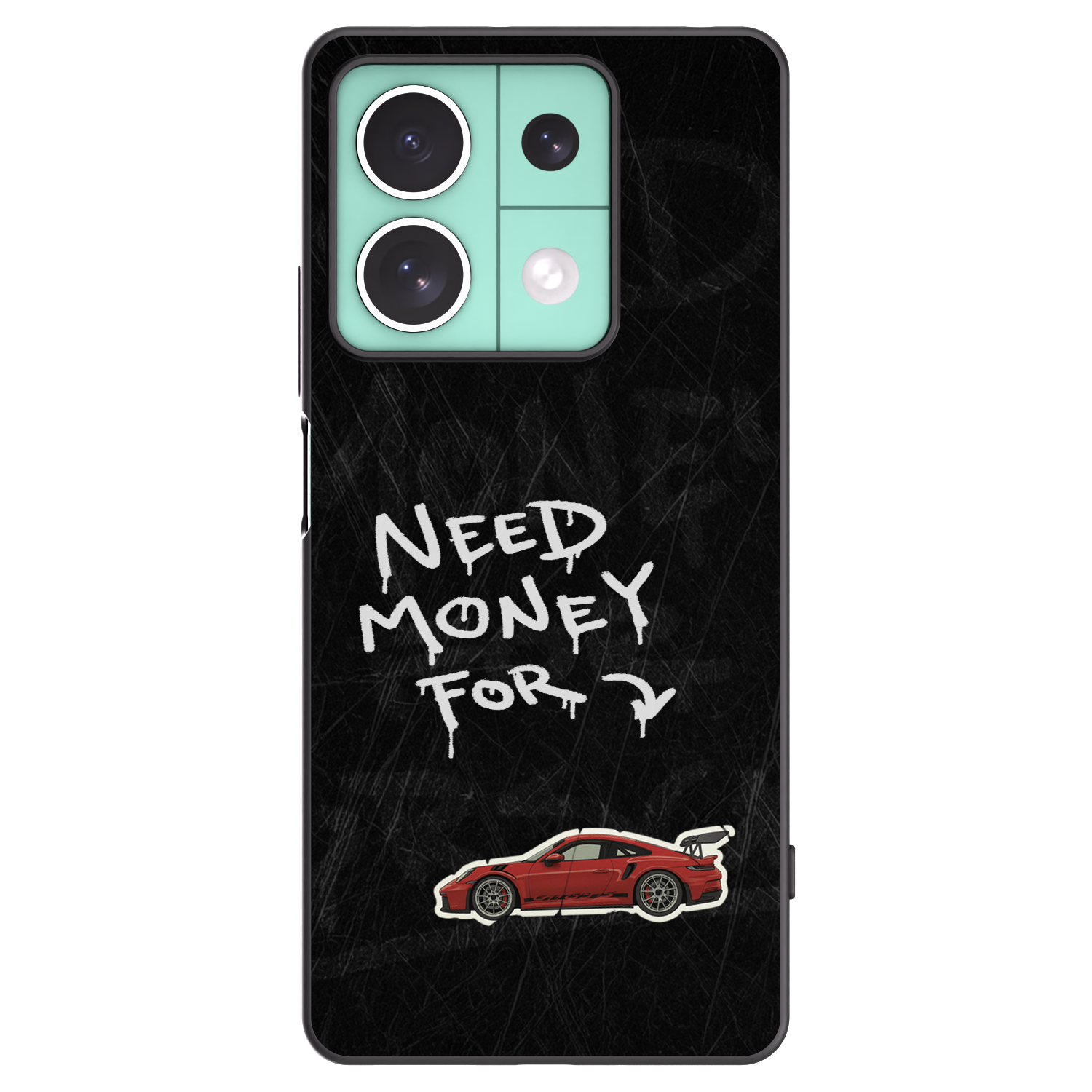 Picasee silikonový černý obal pro Xiaomi Redmi Note 13 5G - Track Mode