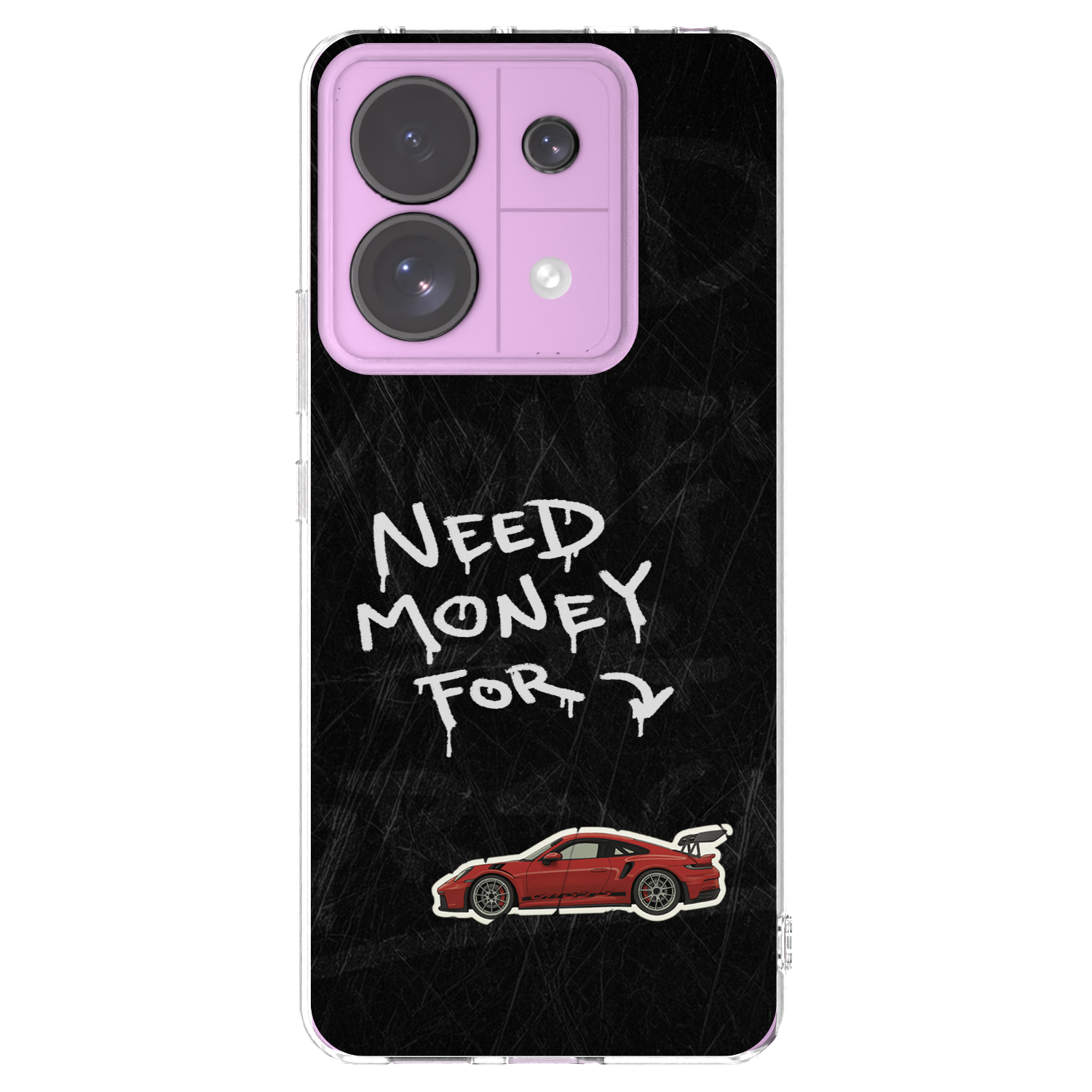 Picasee silikonový průhledný obal pro Xiaomi Redmi Note 13 Pro 5G - Track Mode