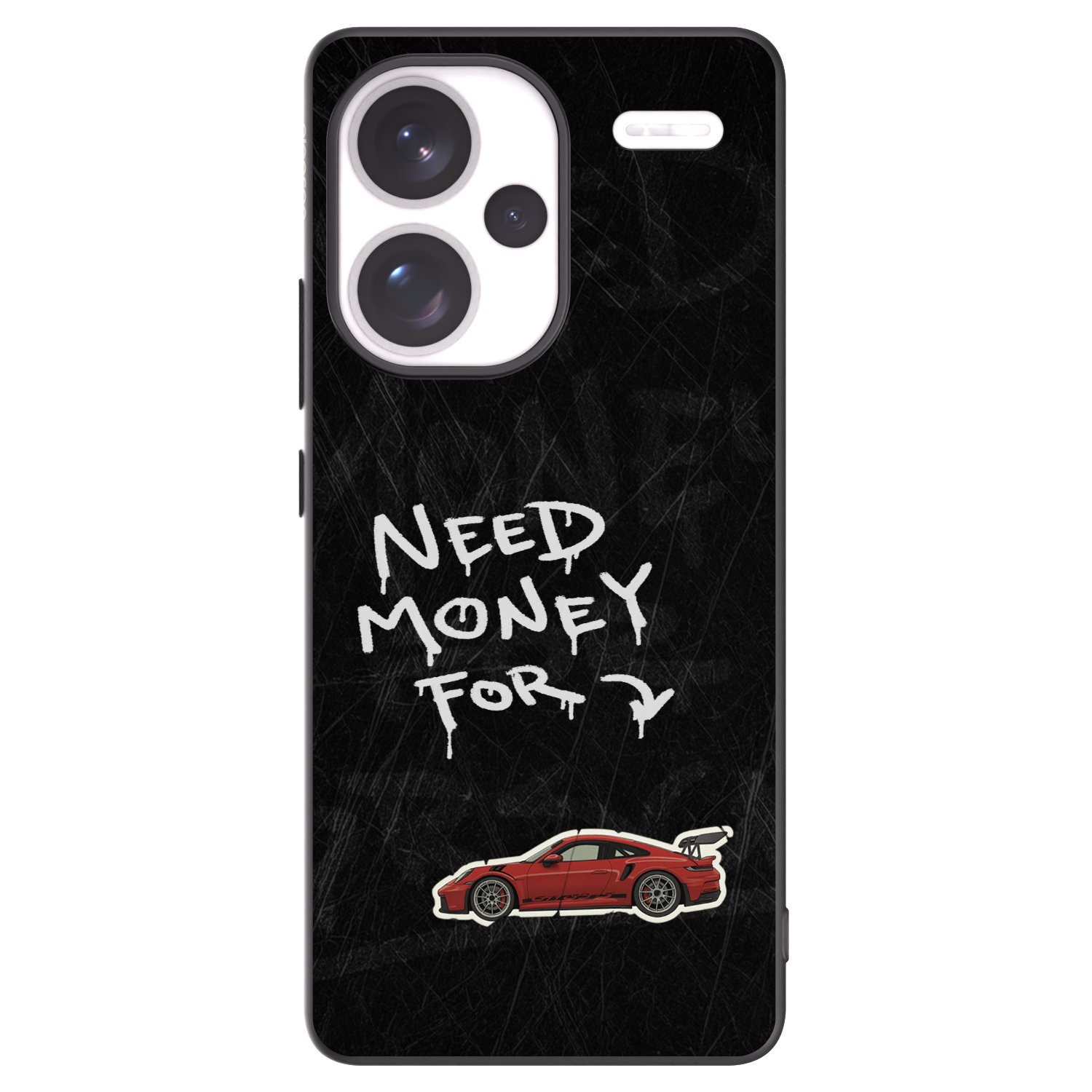 Picasee silikonový černý obal pro Xiaomi Redmi Note 13 Pro+ 5G - Track Mode