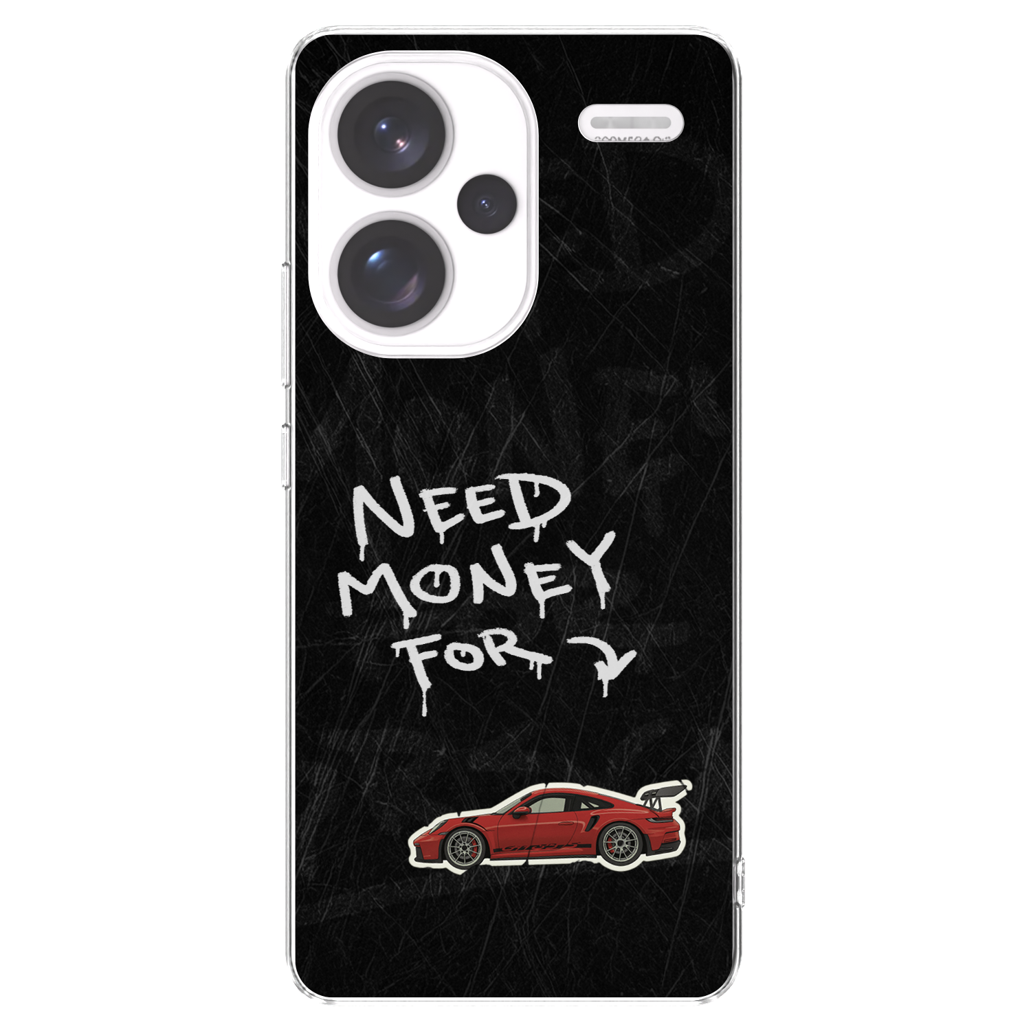 Picasee silikonový průhledný obal pro Xiaomi Redmi Note 13 Pro+ 5G - Track Mode