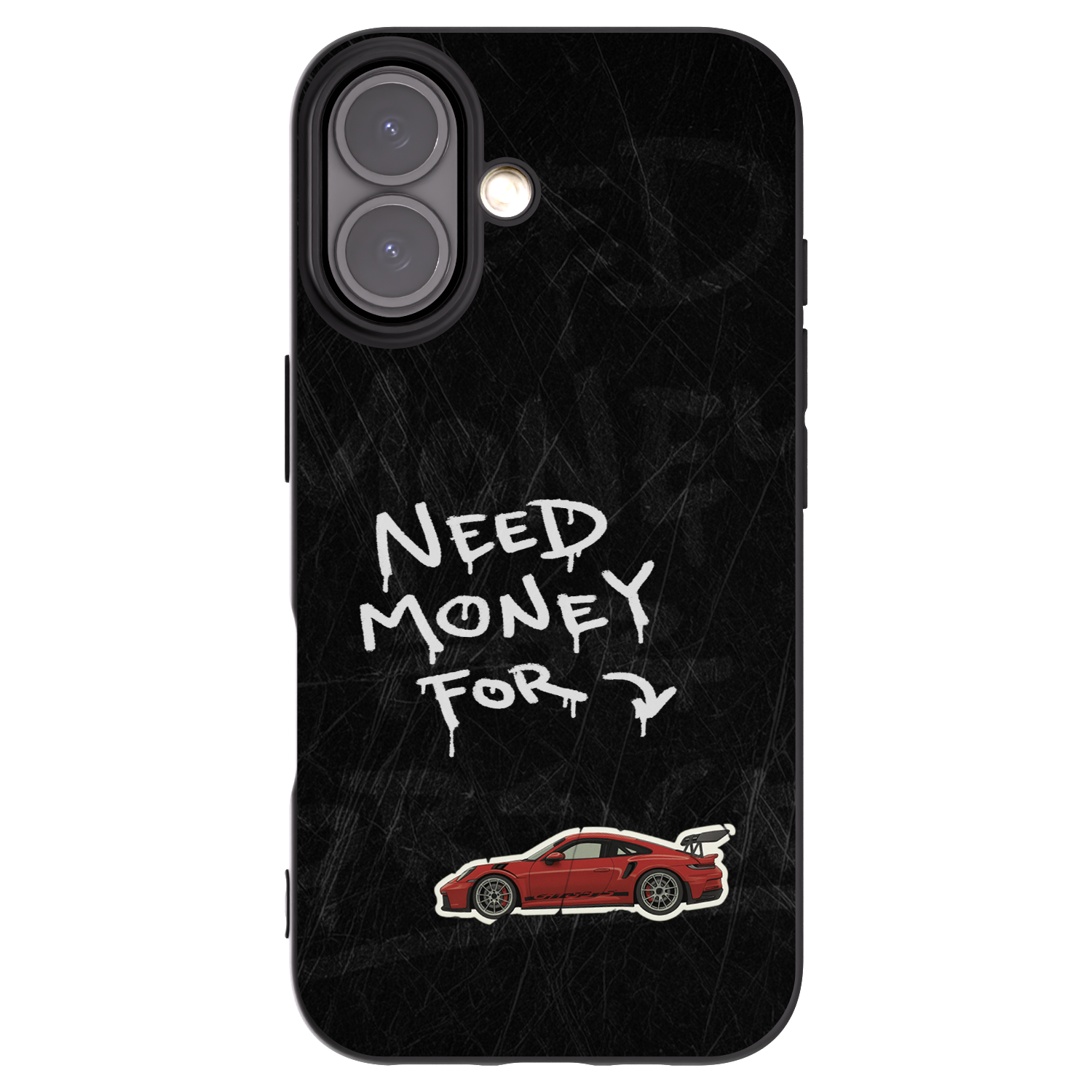 Picasee silikonový černý obal pro Apple iPhone 16 - Track Mode