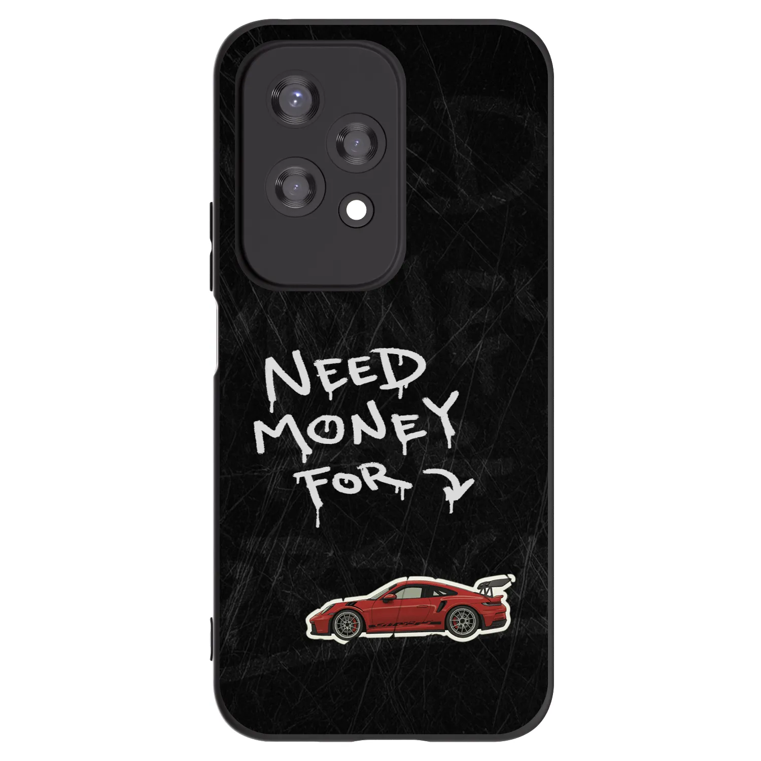 Picasee silikonový černý obal pro Honor 200 Lite - Track Mode
