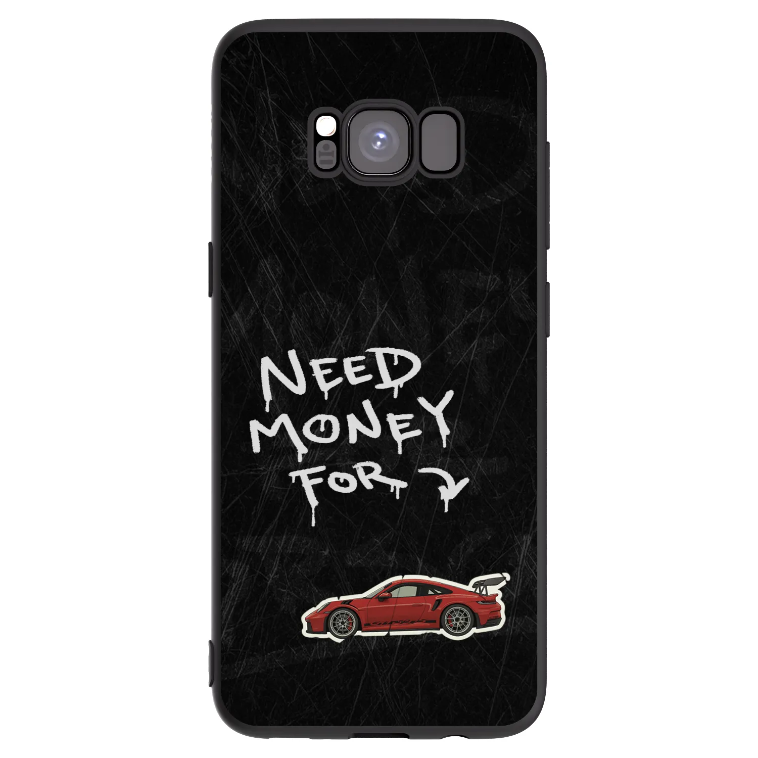Picasee silikonový černý obal pro Samsung Galaxy S8 G950F - Track Mode