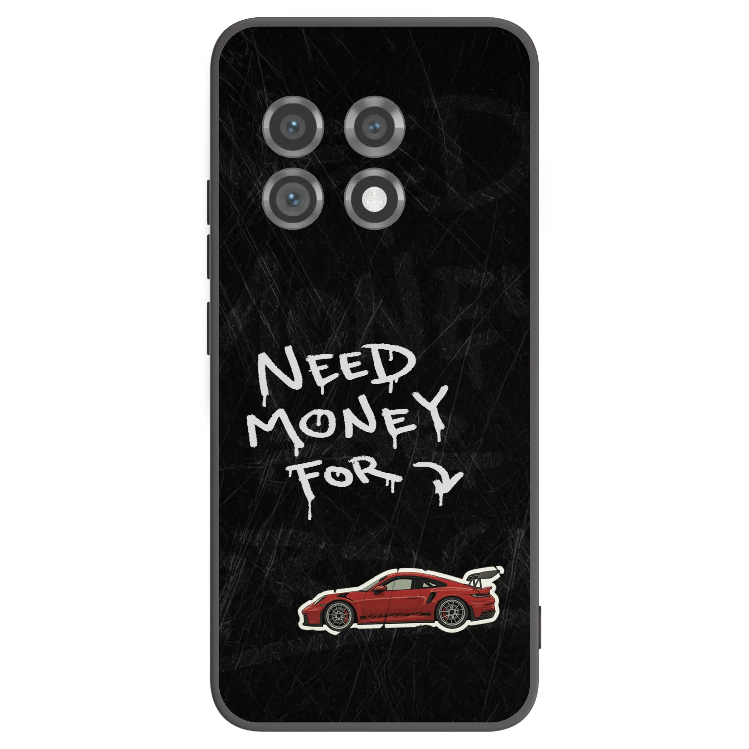 Picasee silikonový černý obal pro OnePlus 11 5G - Track Mode