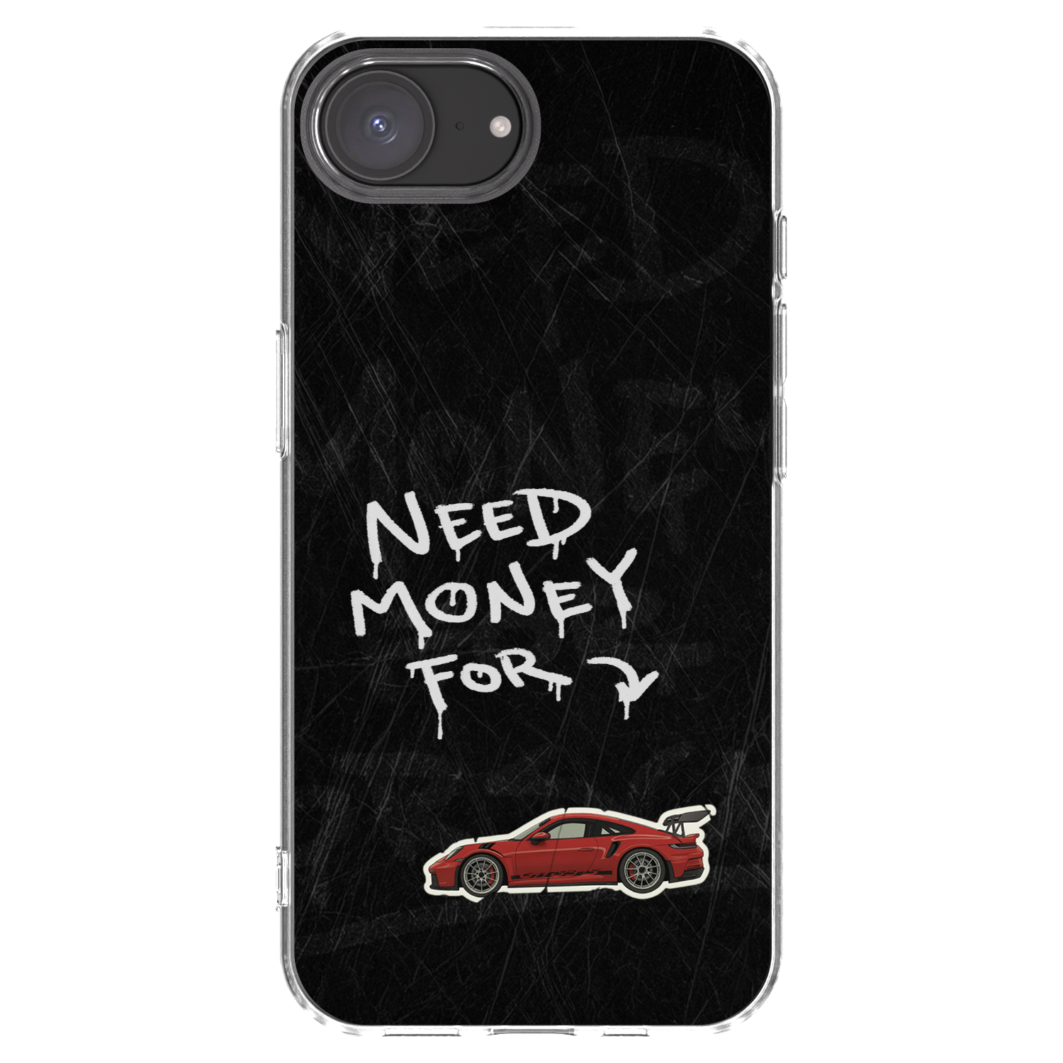 Picasee silikonový průhledný obal pro Apple iPhone 16e - Track Mode