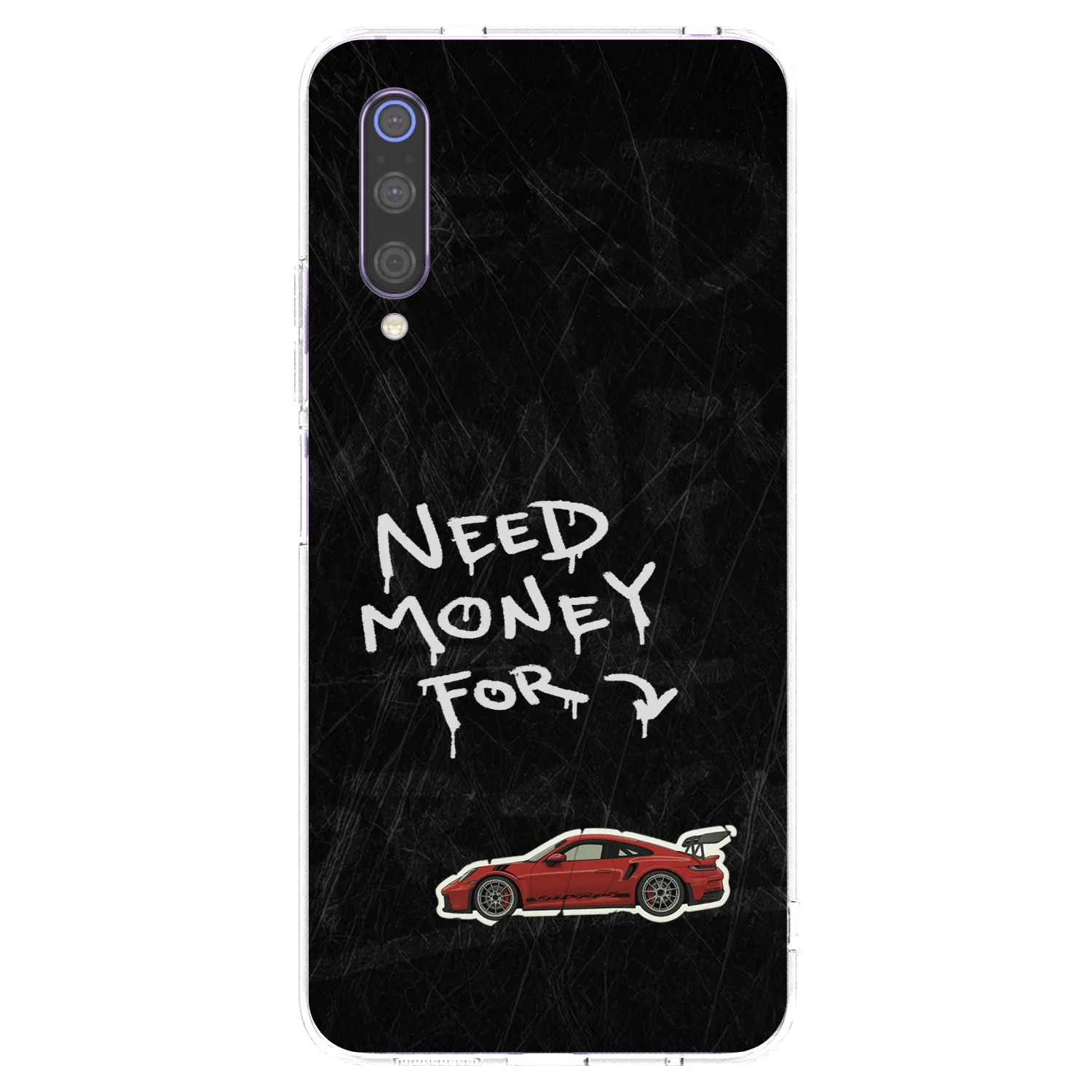 Picasee silikonový průhledný obal pro Xiaomi Mi 9 - Track Mode