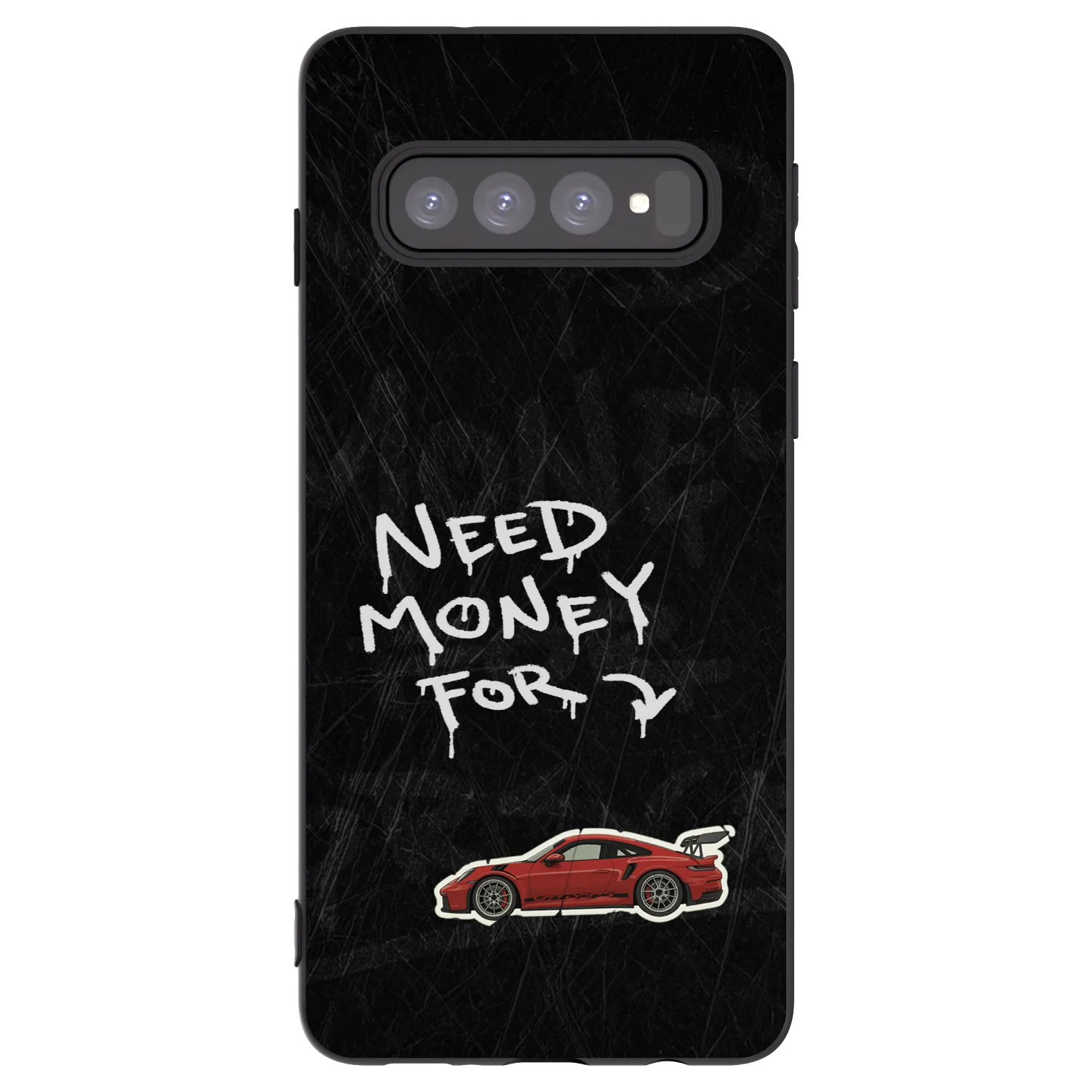 Picasee silikonový černý obal pro Samsung Galaxy S10 G973 - Track Mode