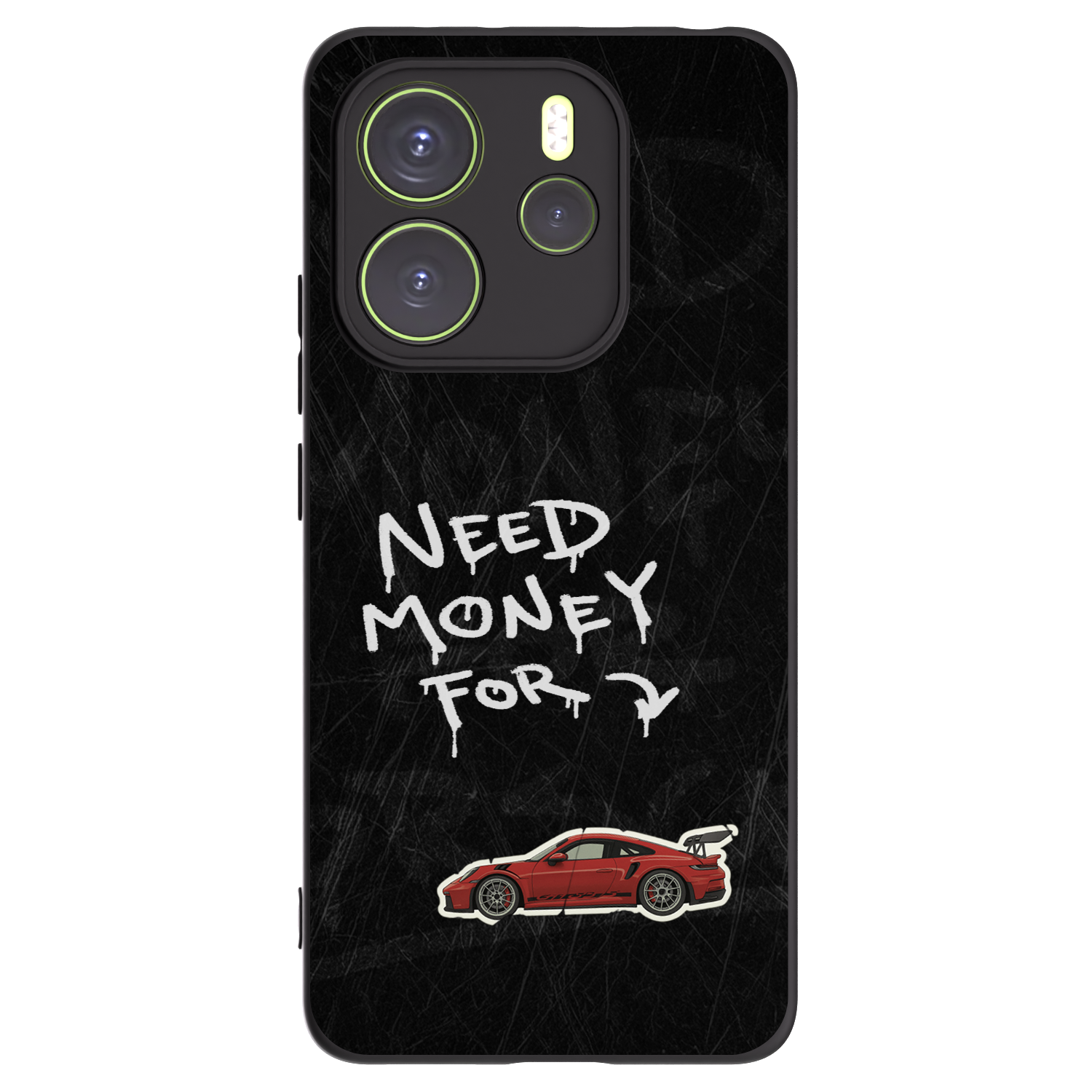 Picasee silikonový černý obal pro Xiaomi Redmi Note 14 4G - Track Mode