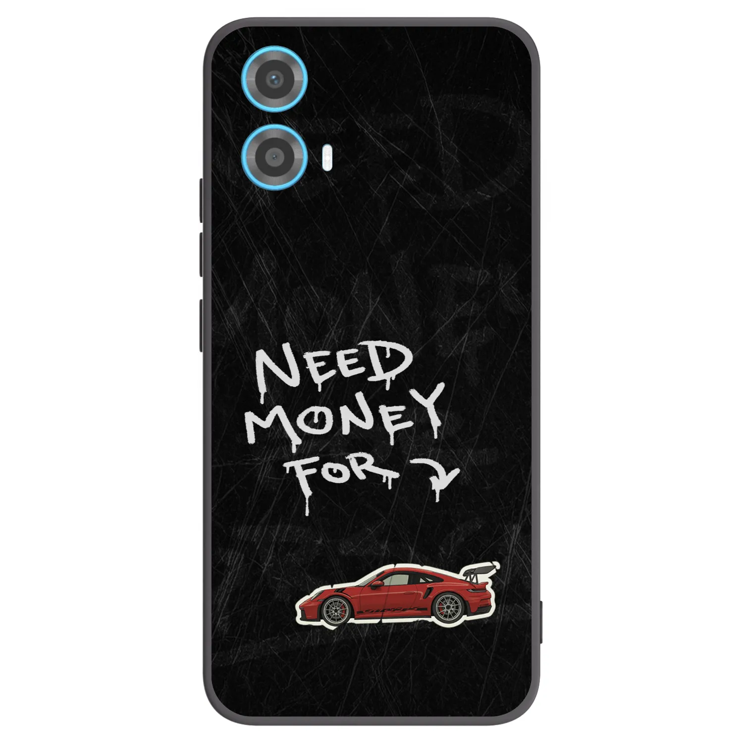 Picasee silikonový černý obal pro Motorola Moto G34 5G - Track Mode