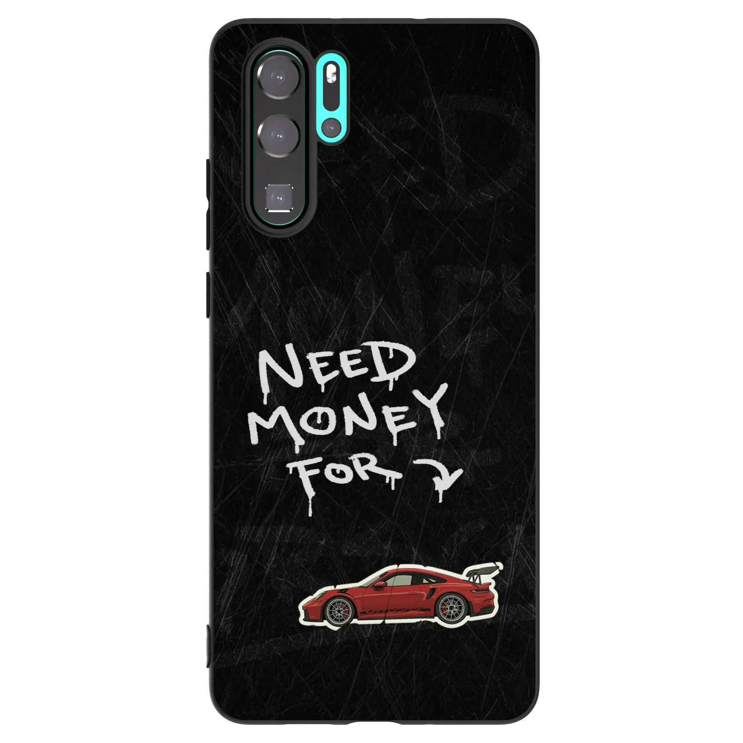Picasee silikonový černý obal pro Huawei P30 Pro - Track Mode