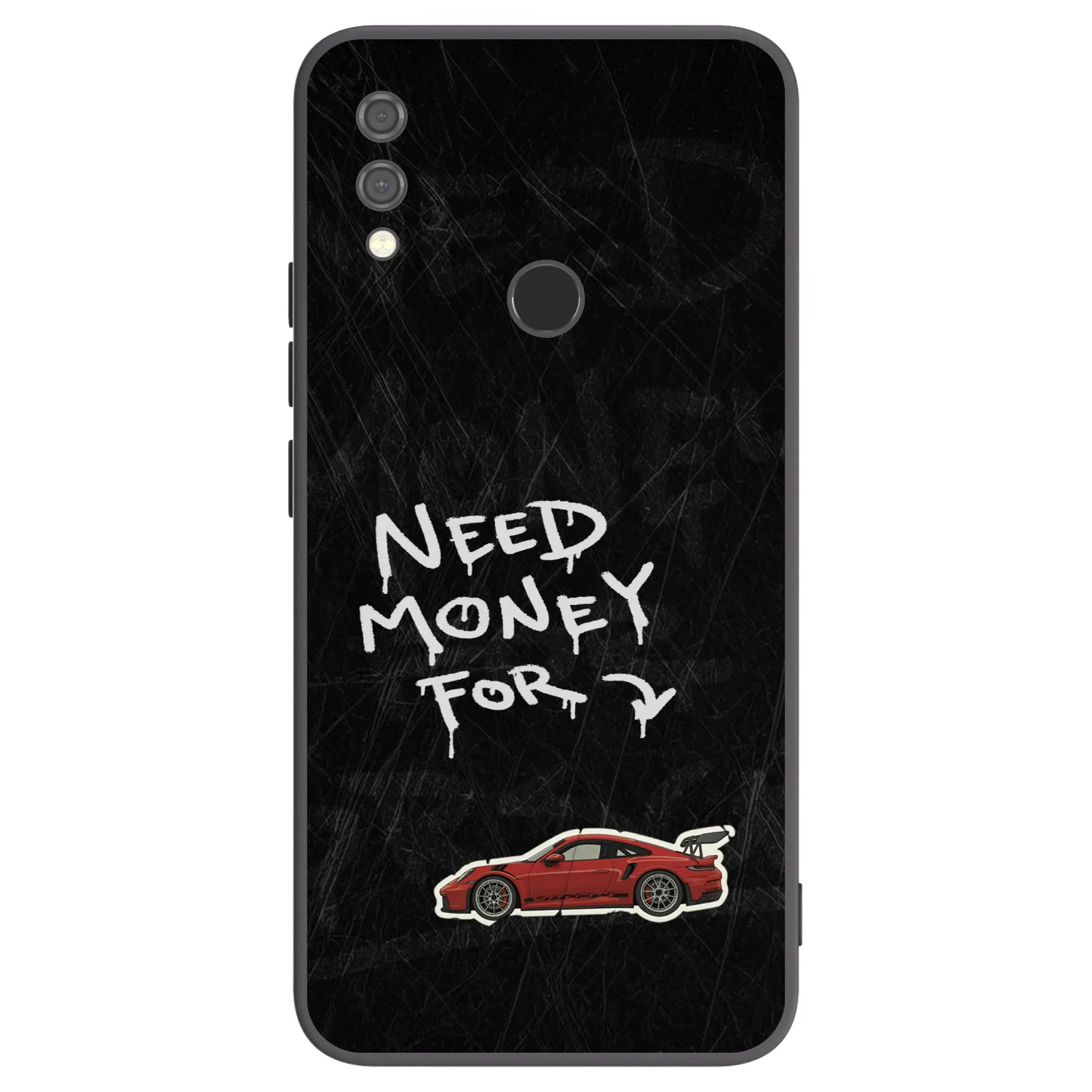 Picasee silikonový černý obal pro Xiaomi Redmi Note 7 - Track Mode