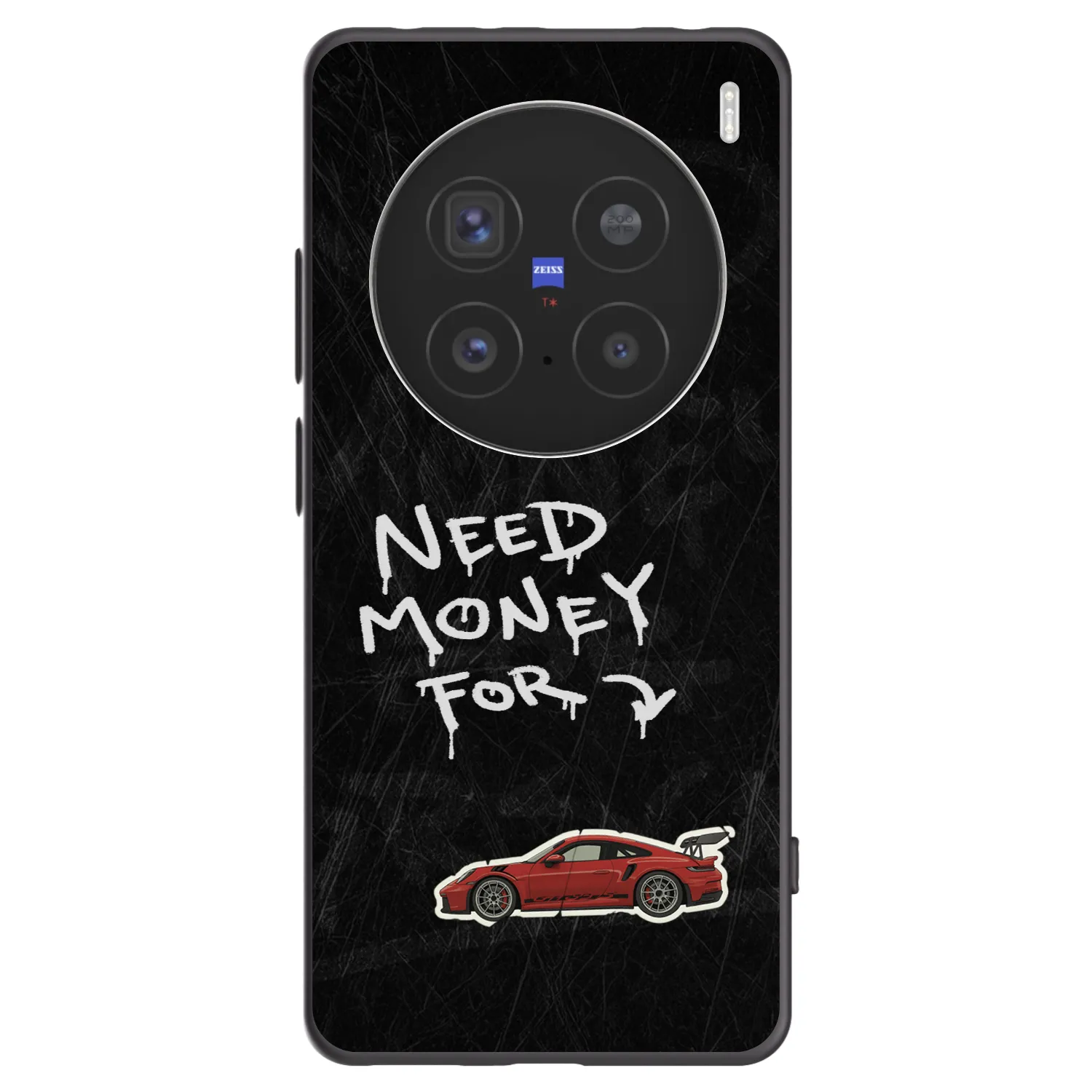 Picasee silikonový černý obal pro Vivo X200 Pro - Track Mode