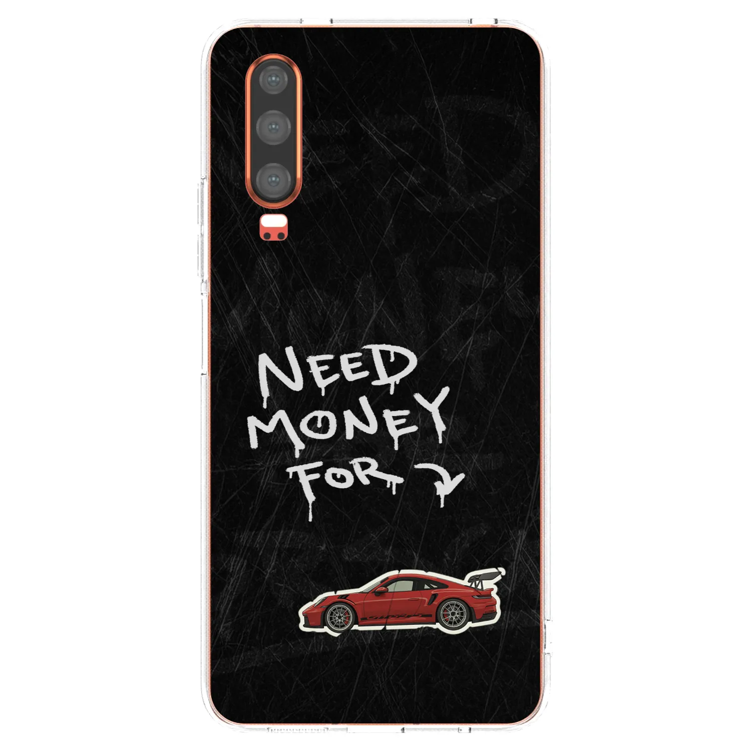Picasee silikonový průhledný obal pro Huawei P30 - Track Mode