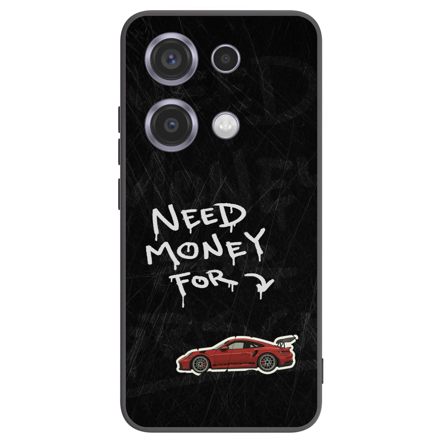 Picasee silikonový černý obal pro Xiaomi Redmi Note 14S - Track Mode