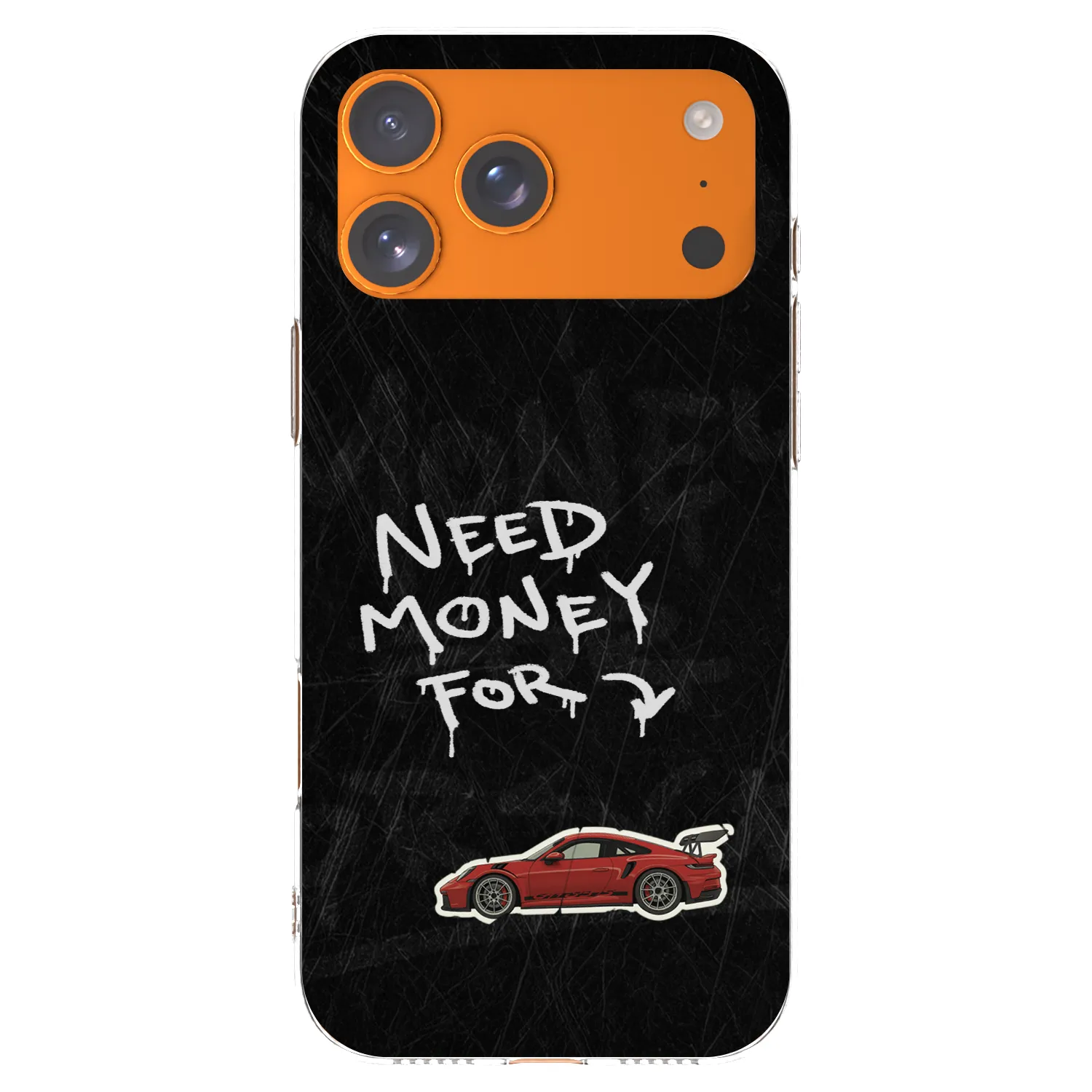 Picasee silikonový průhledný obal pro Apple iPhone 17 Pro Max - Track Mode