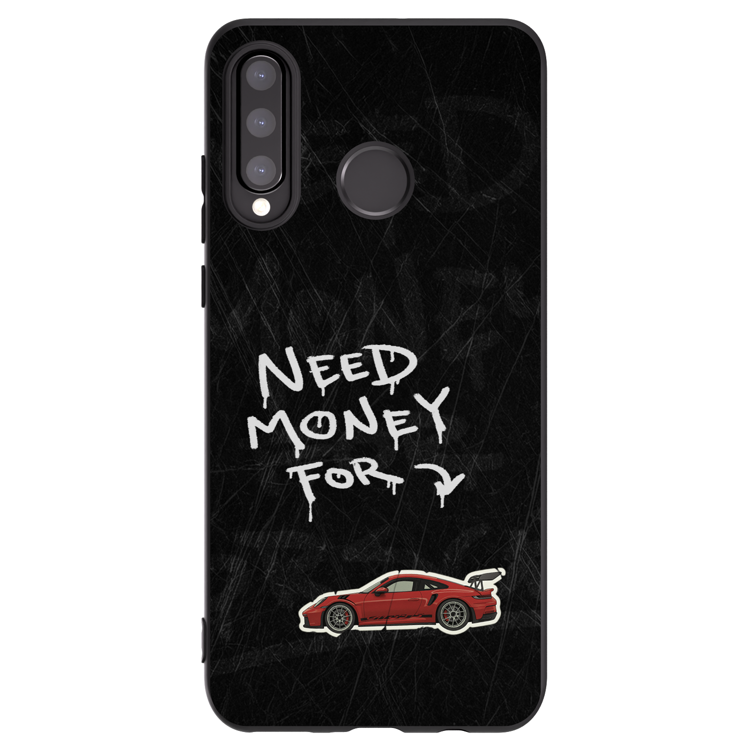 Picasee silikonový černý obal pro Huawei P30 Lite - Track Mode