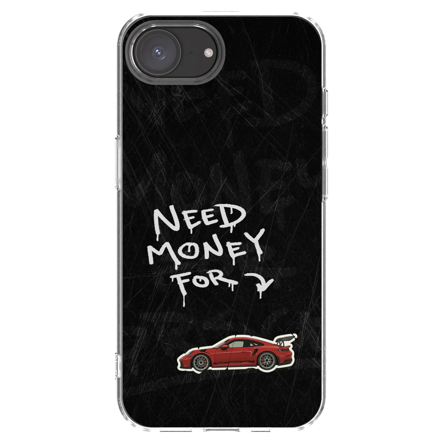 Picasee silikonový průhledný obal pro Apple iPhone 17e - Track Mode