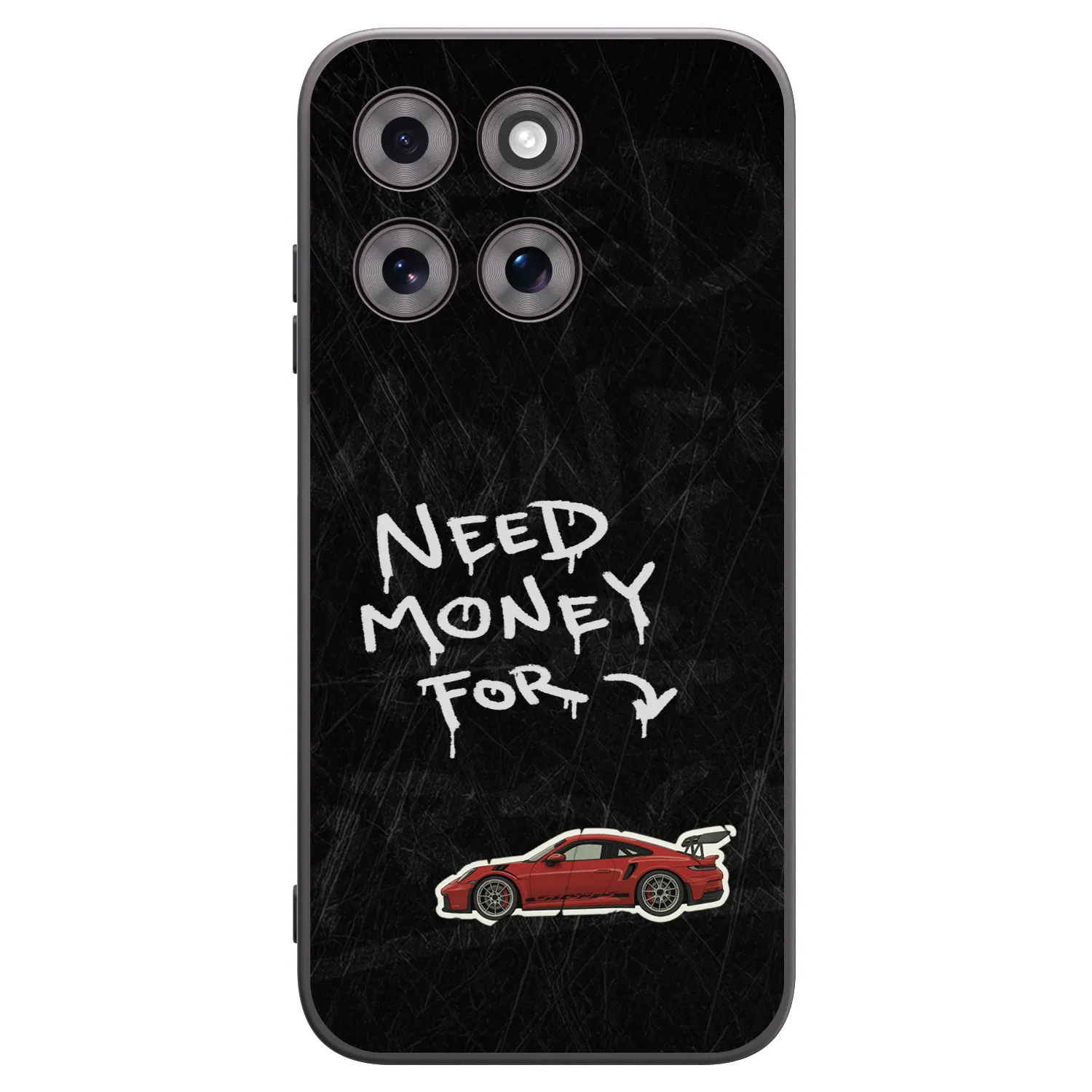 Picasee silikonový černý obal pro Motorola Moto G77 - Track Mode