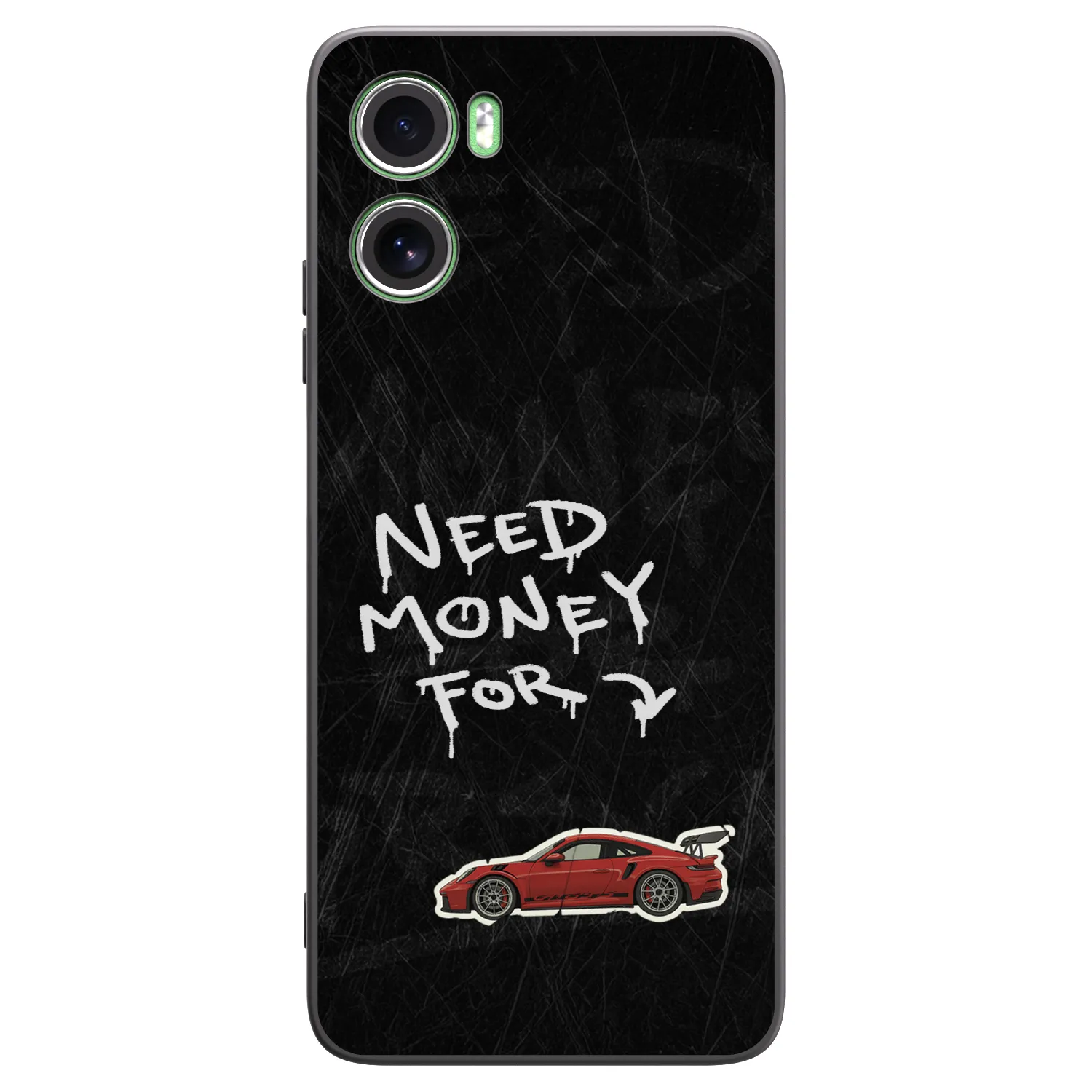 Picasee silikonový černý obal pro Motorola Moto G06 - Track Mode