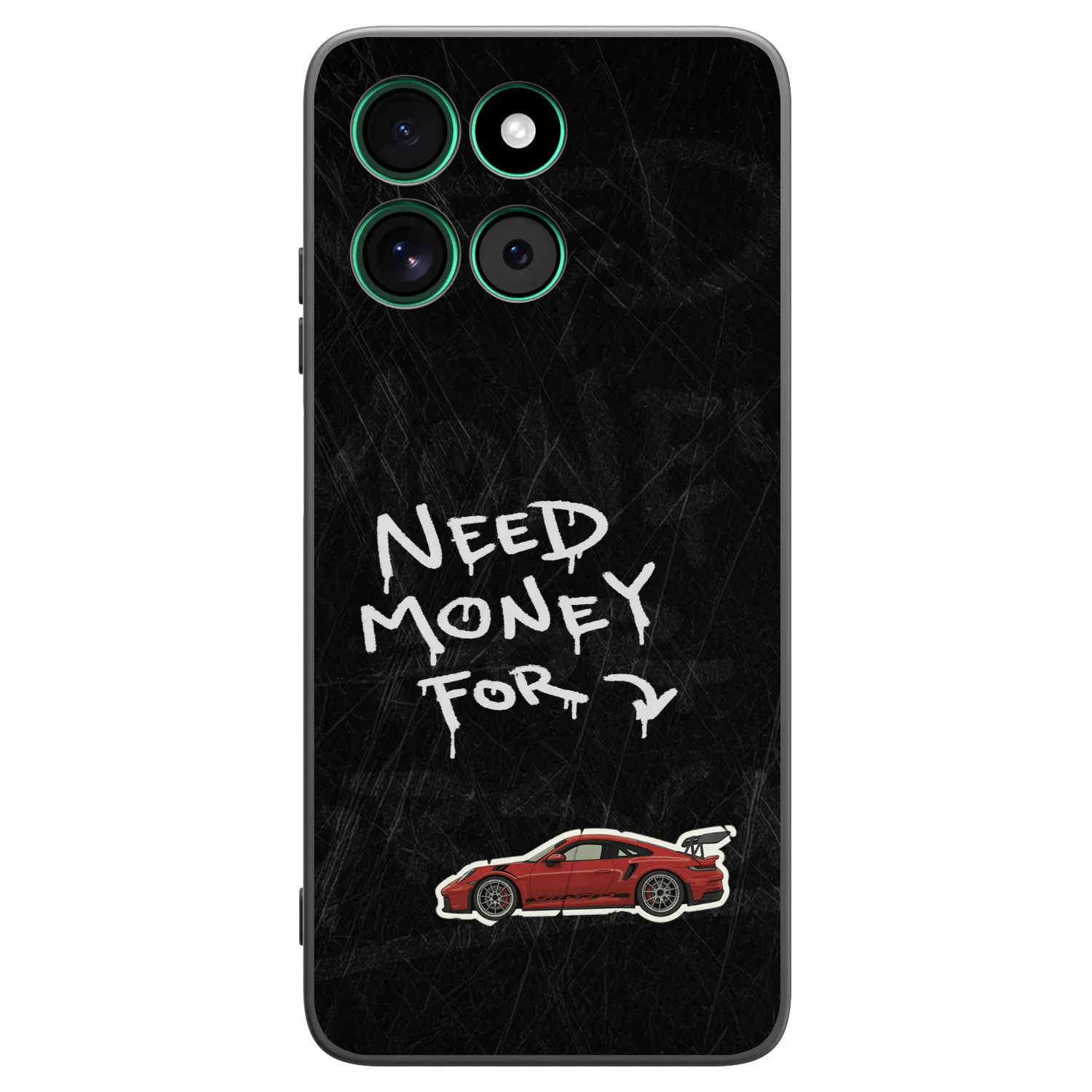 Picasee silikonový černý obal pro Motorola Moto G57 Power - Track Mode