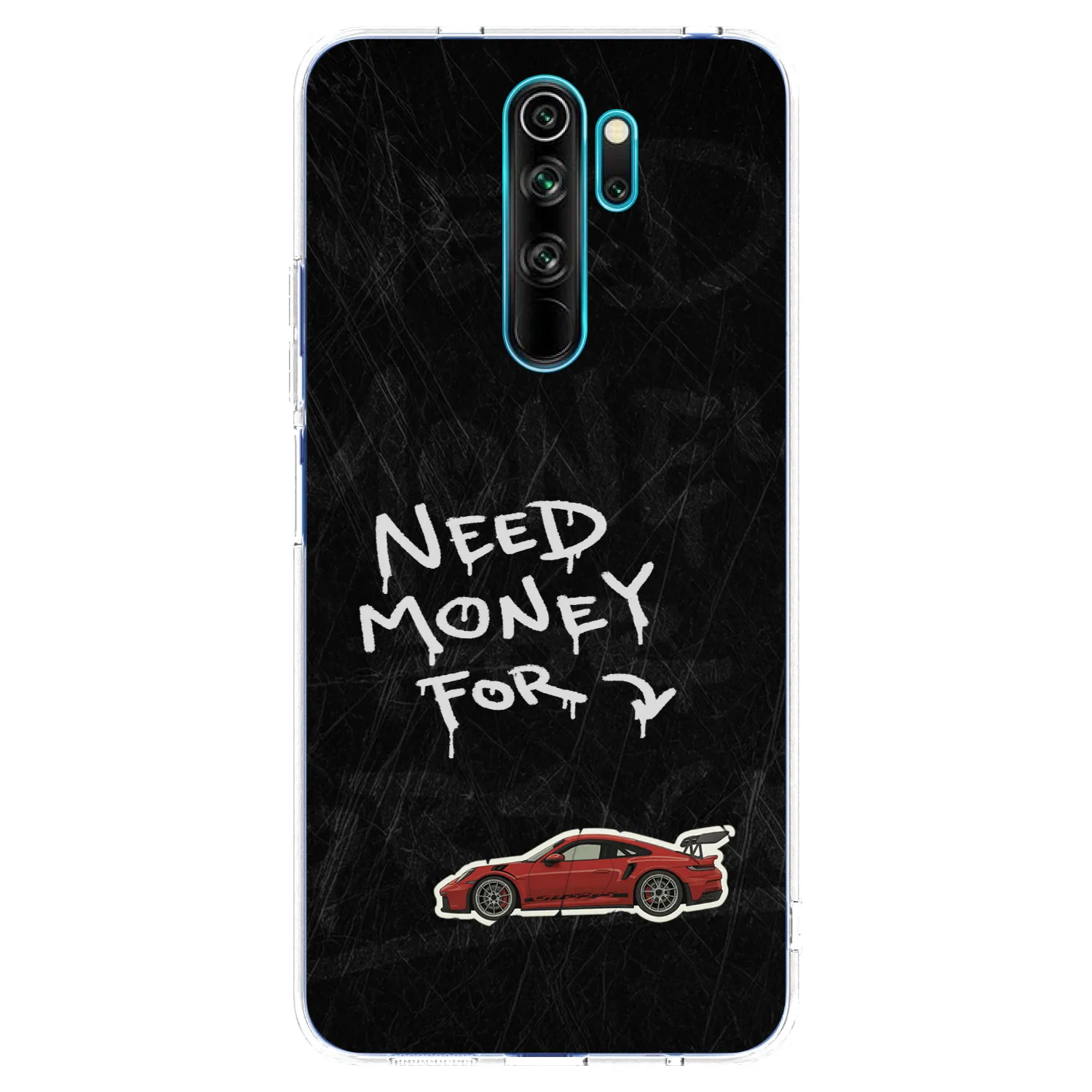 Picasee silikonový průhledný obal pro Xiaomi Redmi Note 8 Pro - Track Mode