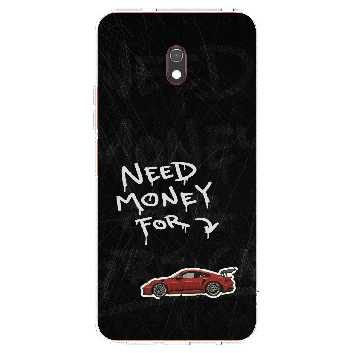 Picasee silikonový průhledný obal pro Xiaomi Redmi 8A - Track Mode