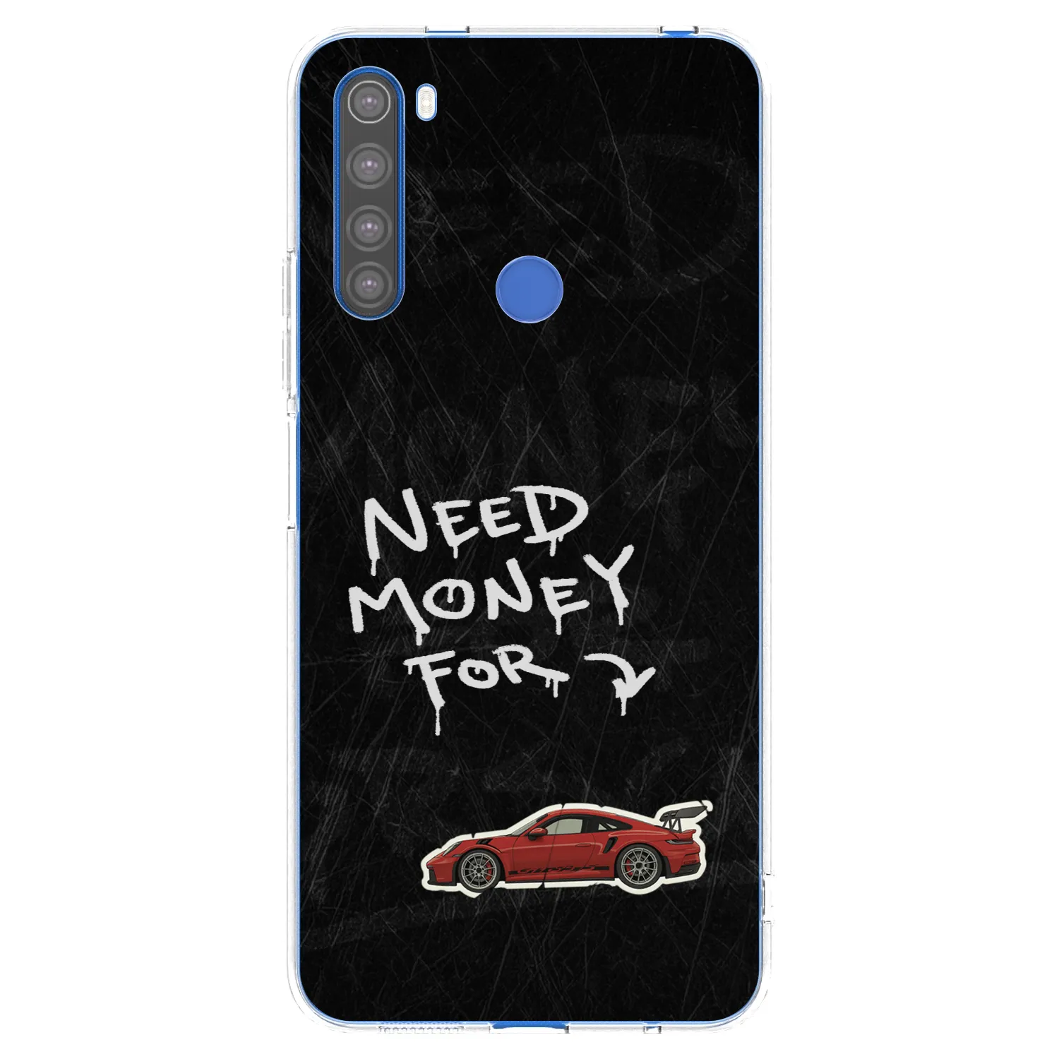 Picasee silikonový průhledný obal pro Xiaomi Redmi Note 8T - Track Mode