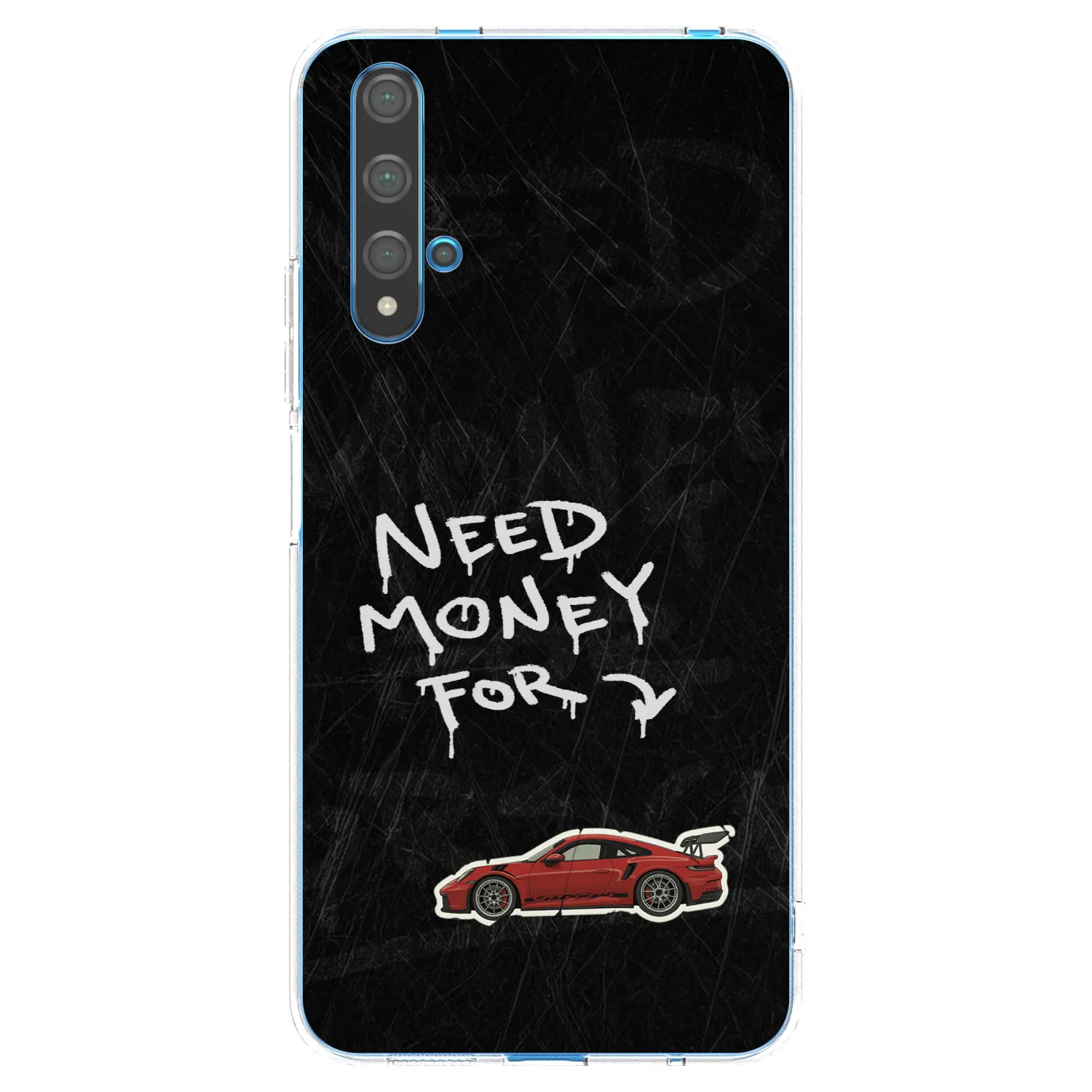 Picasee silikonový průhledný obal pro Huawei Nova 5T - Track Mode