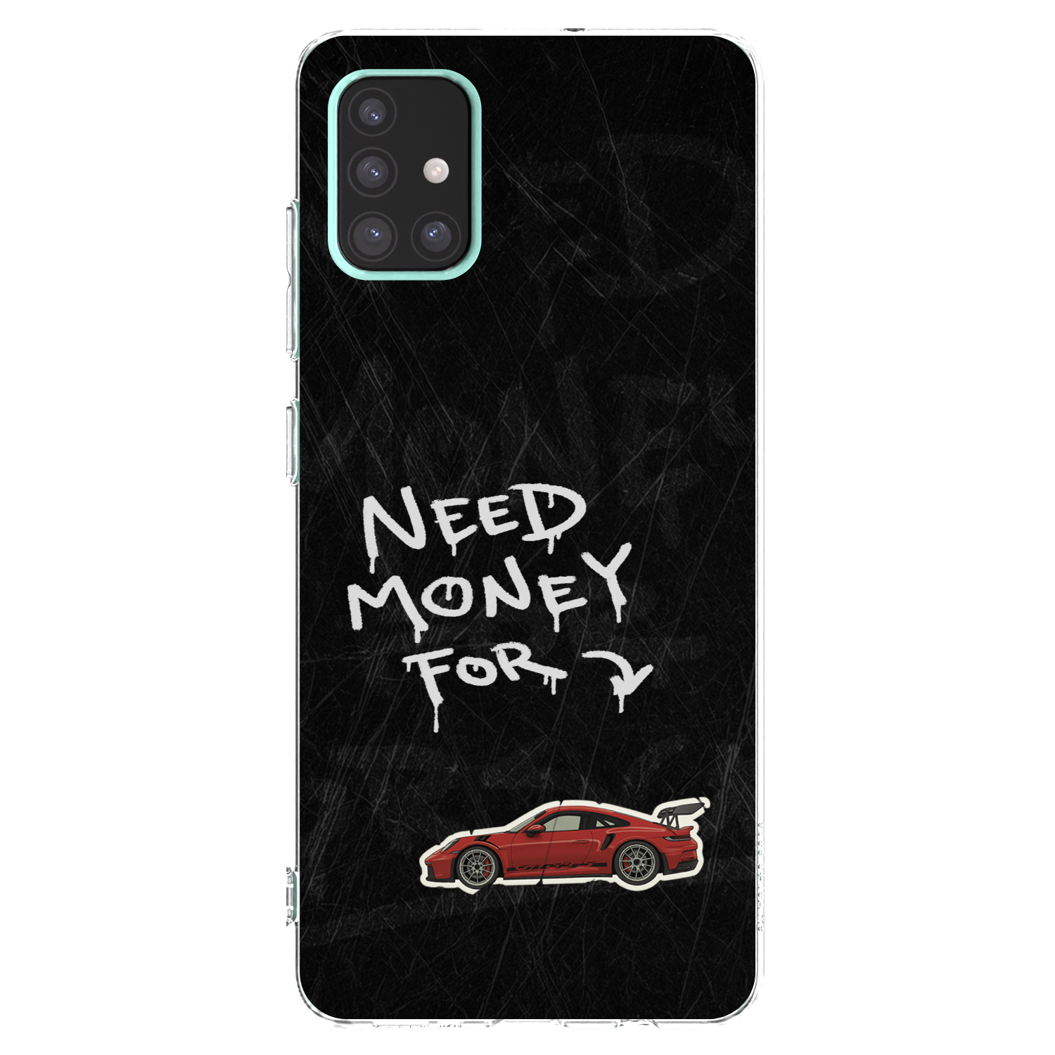 Picasee silikonový průhledný obal pro Samsung Galaxy A51 A515F - Track Mode