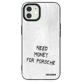 Picasee silikonový černý obal pro Apple iPhone 12 - White Fuel