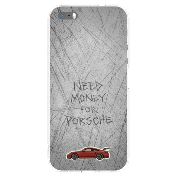 Picasee silikonový průhledný obal pro Apple iPhone 5/5S/SE - Garage Scratch