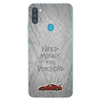 Picasee silikonový průhledný obal pro Samsung Galaxy M11 - Garage Scratch