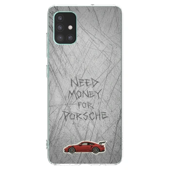 Picasee silikonový průhledný obal pro Samsung Galaxy M51 M515F - Garage Scratch