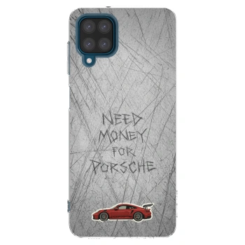 Picasee silikonový průhledný obal pro Samsung Galaxy A12 A125F - Garage Scratch