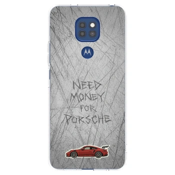 Picasee silikonový průhledný obal pro Motorola Moto G9 Play - Garage Scratch