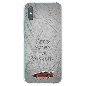 Picasee silikonový průhledný obal pro Xiaomi Redmi 9AT - Garage Scratch