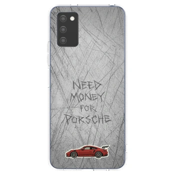 Picasee silikonový průhledný obal pro Samsung Galaxy A02s A025G - Garage Scratch