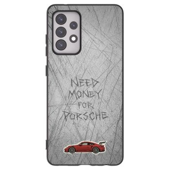 Picasee silikonový černý obal pro Samsung Galaxy A52s 5G A528B - Garage Scratch