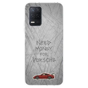 Picasee silikonový průhledný obal pro Realme 8 5G - Garage Scratch
