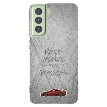 Picasee silikonový průhledný obal pro Samsung Galaxy S21 FE 5G - Garage Scratch