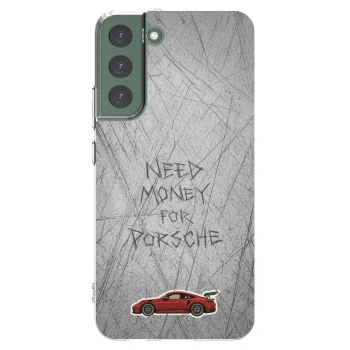 Picasee silikonový průhledný obal pro Samsung Galaxy S22+ 5G - Garage Scratch