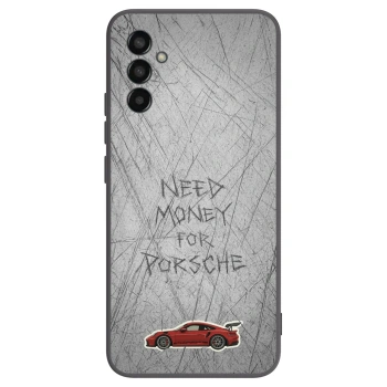 Picasee silikonový černý obal pro Samsung Galaxy M13 M135F - Garage Scratch
