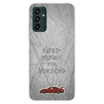 Picasee silikonový průhledný obal pro Samsung Galaxy M13 M135F - Garage Scratch