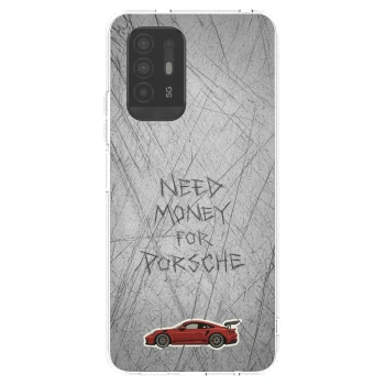 Picasee silikonový průhledný obal pro OPPO A94 5G - Garage Scratch