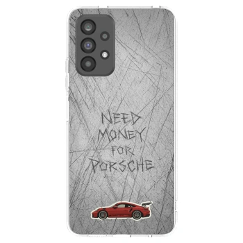 Picasee silikonový průhledný obal pro Samsung Galaxy A73 5G - Garage Scratch