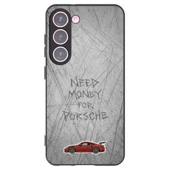 Picasee silikonový černý obal pro Samsung Galaxy S23 5G - Garage Scratch