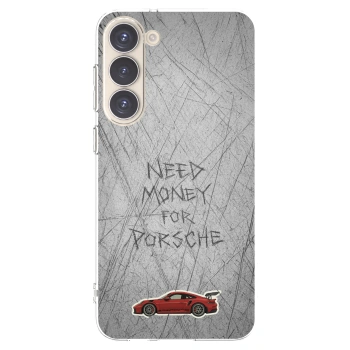 Picasee silikonový průhledný obal pro Samsung Galaxy S23+ 5G - Garage Scratch